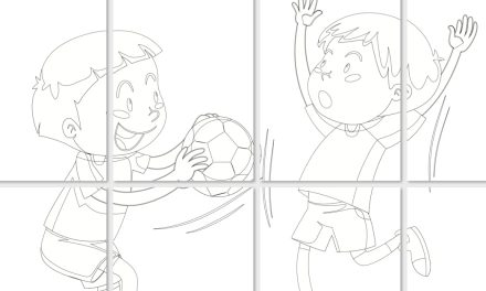 Kolorowanki XXL: Dzień sportu