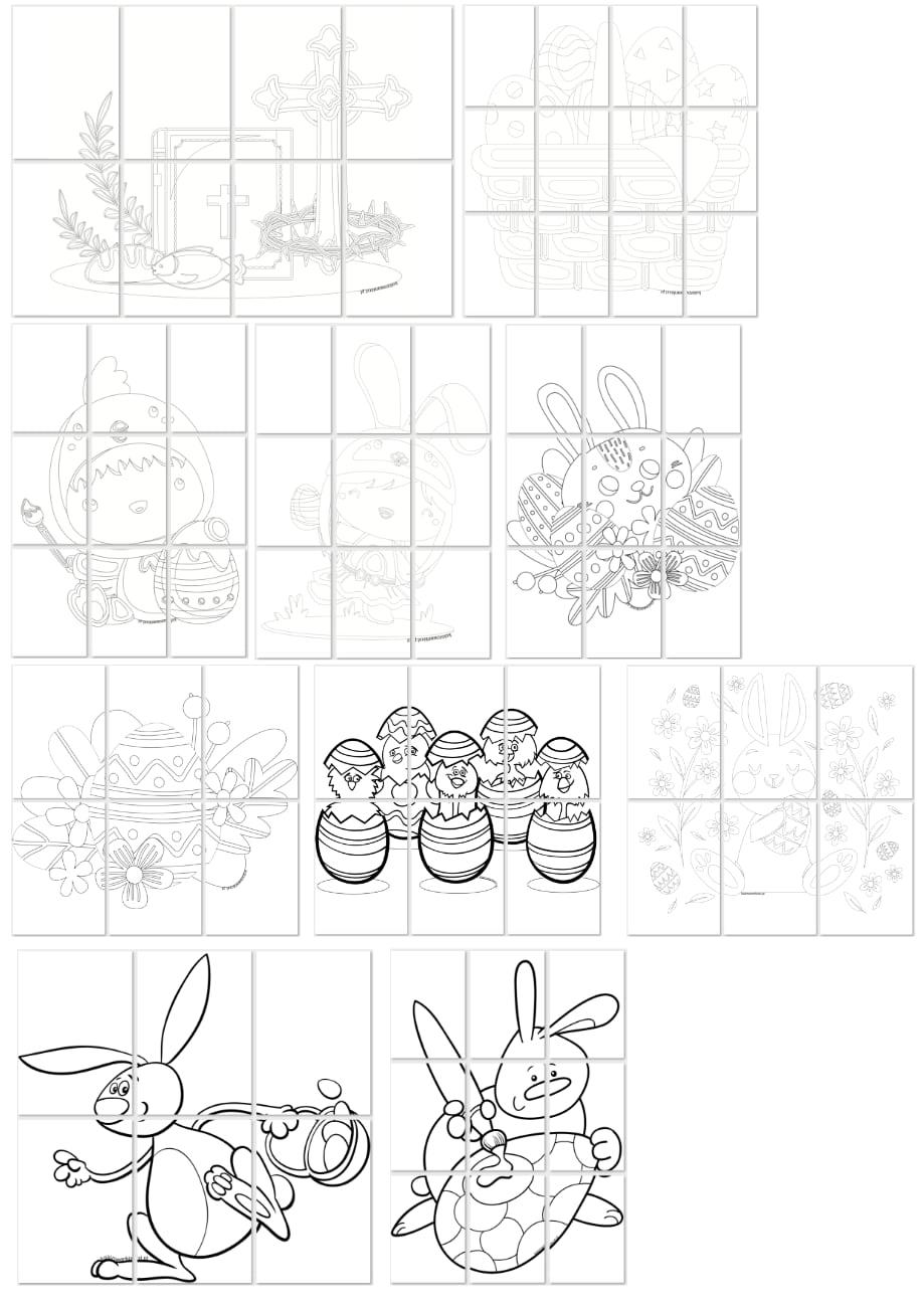 Kolorowanki XXL: Wielkanoc