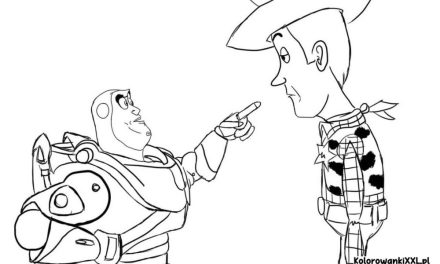 Chudy i Buzz Astral kolorowanka dla dorosłych