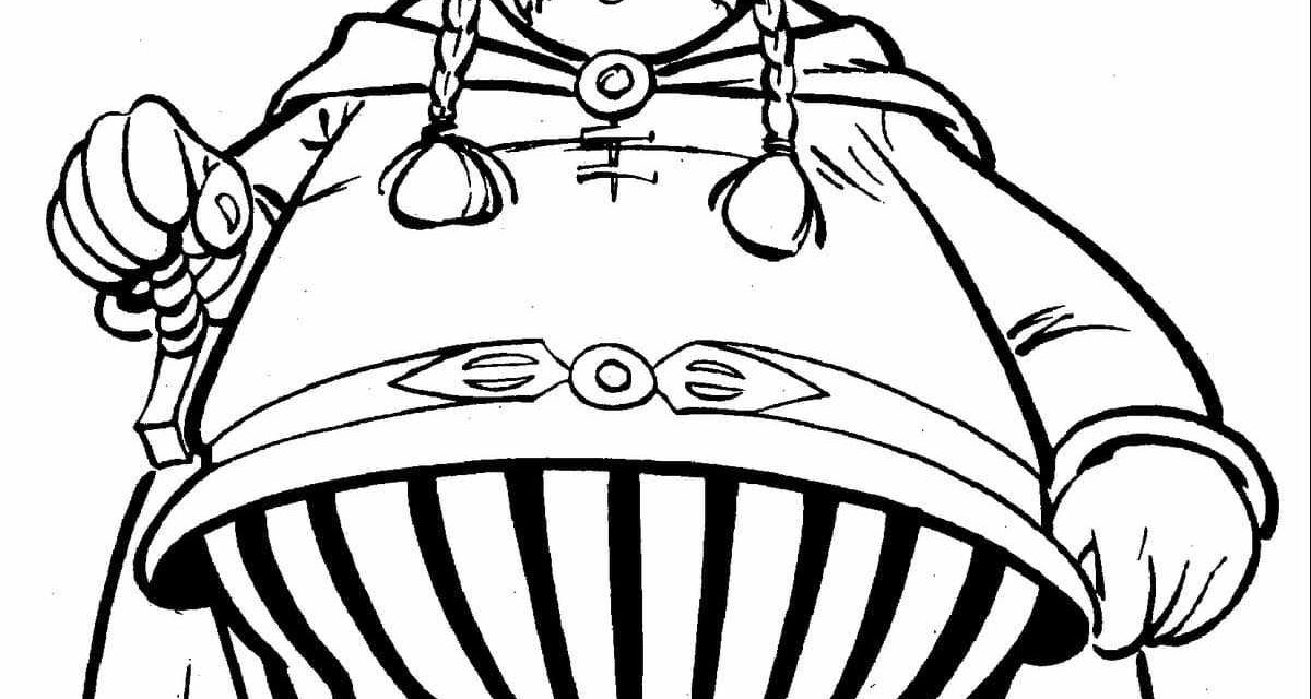 Duża kolorowanka Wódz plemienia Asterixa