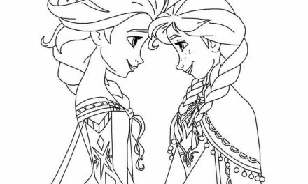 Elsa i Anna kolorowanka do druku