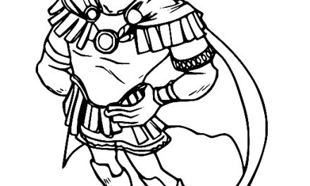 Kolorowanka Juliusz Cezar