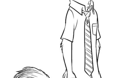 Kolorowanka dla dzieci Nick Wilde