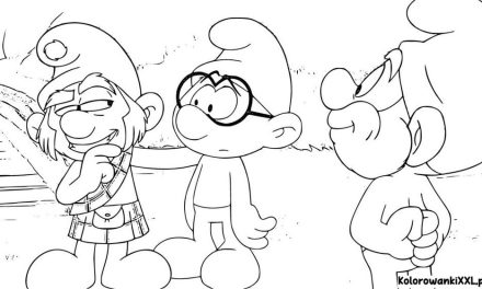 Kolorowanka smerfy dla dzieci
