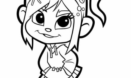 Kolorowanka urocza Wandelopa z Ralpha Demolki