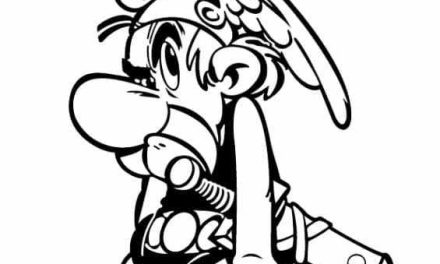 Kolorowanka zły Asterix