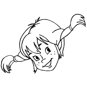 Kolorowanki Pippi Pończoszanka Kolorowanki Pippi Pończoszanka