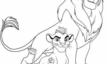 Król Lew kolorowanka dla chłopców