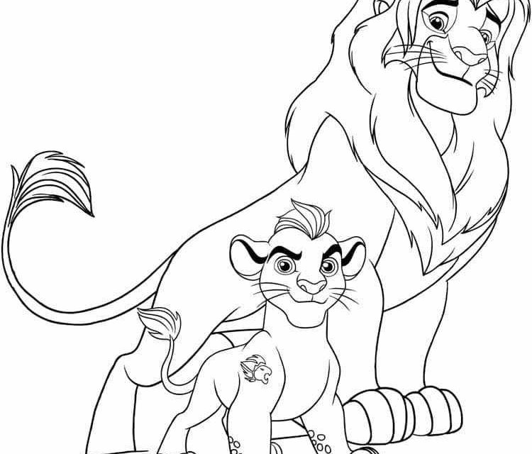 Król Lew kolorowanka dla chłopców