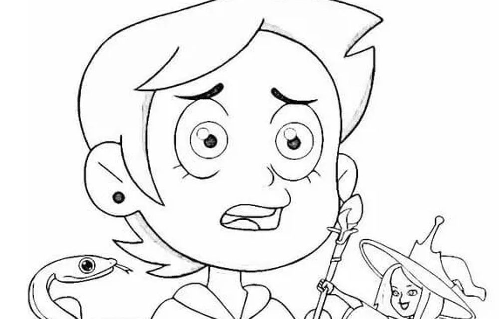 Luz z bajki The Own House kolorowanka PDF