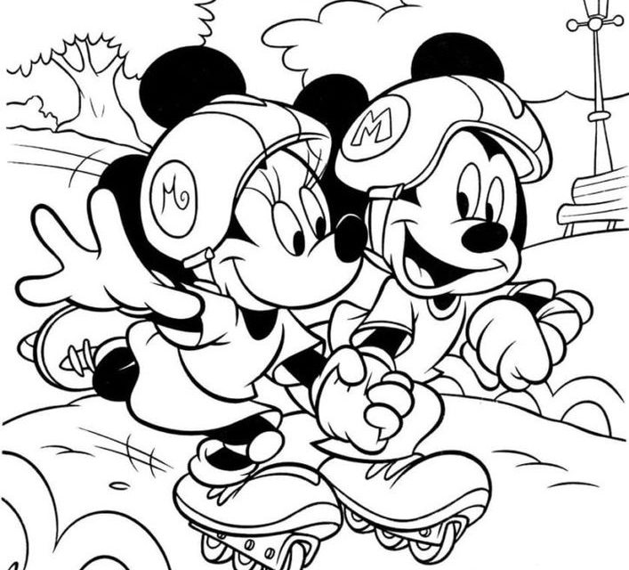 Najnowsza kolorowanka z Myszką Miki