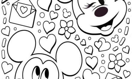 Ogromna kolorowanka z Myszka Miki i Minnie