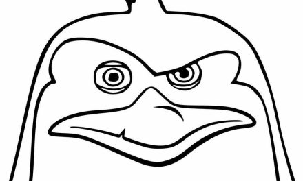 Pingwiny z Madagaskaru kolorowanka dla dzieci