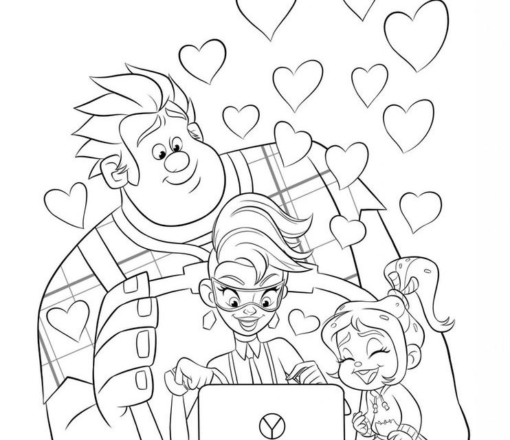 Ralph Demolka przy komputerze pokoloruj go