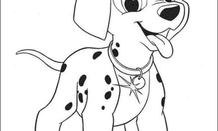 Śliczny szczeniak kolorowanka do druku