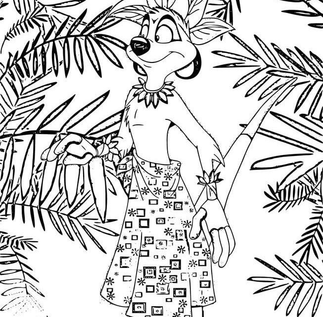 Timon kolorowanka dla dorosłych