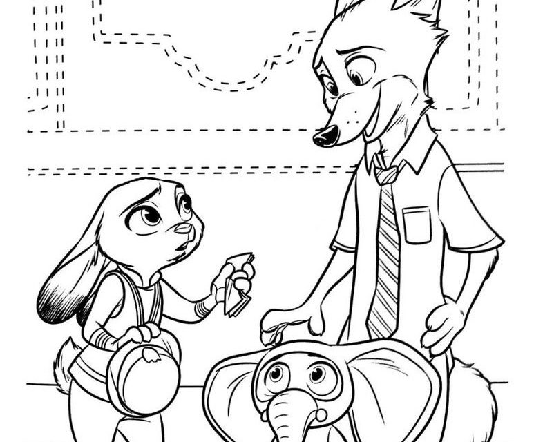 Zmartwiona Judy Hopps rozmawia z Nick Wilde