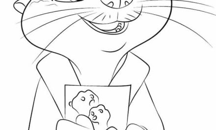 Zootopia urocza kolorowanka dla najmłodszych