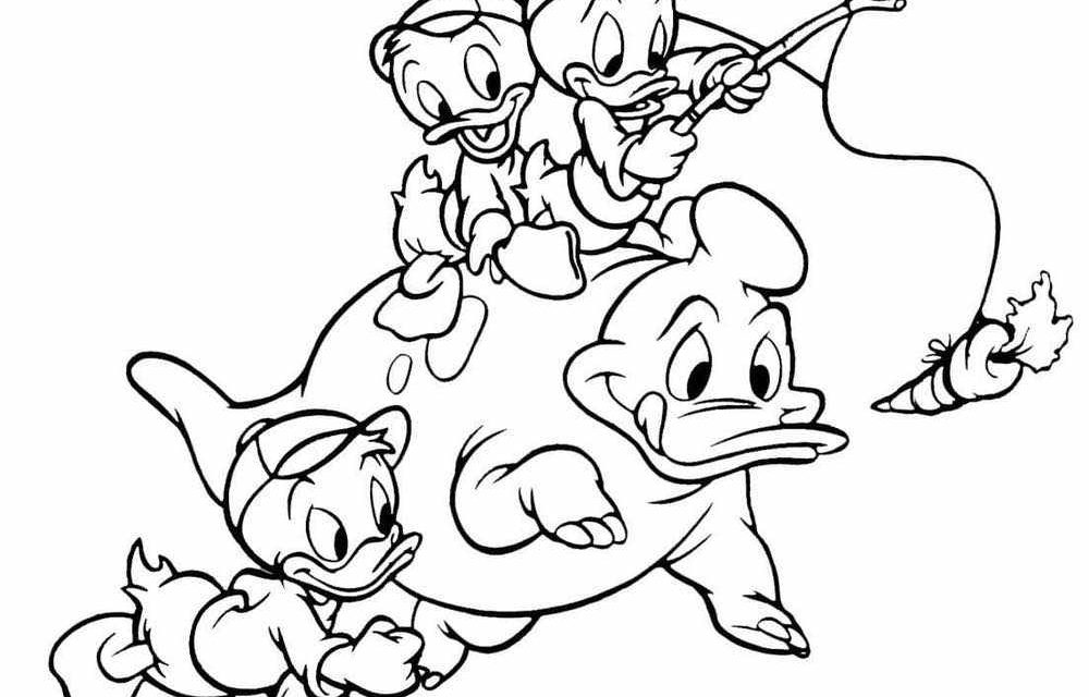 Kacze opowieści urocza kolorowanka