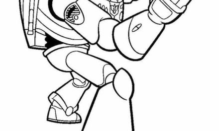 Kolorowanka Buzz Astral dla przedszkolaków