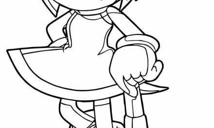 Ogromny młot Amy Rose szablon pdf